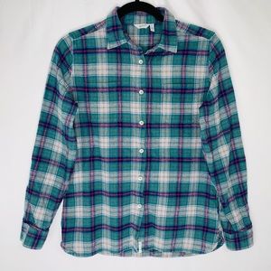 4 for $25 Woolrich Button Down Blue Purple Flannel